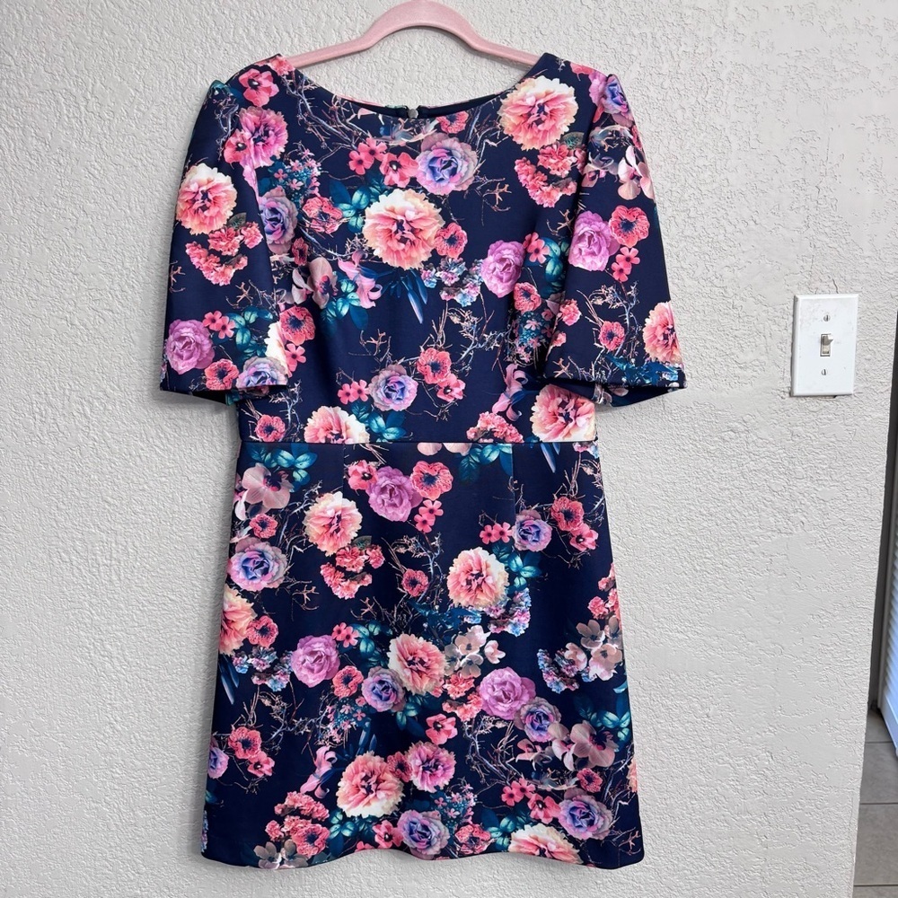Betsey Johnson Floral Fit & Flare Dress Size 10